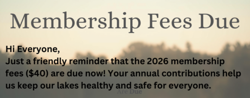 2026 Membership Fees Due